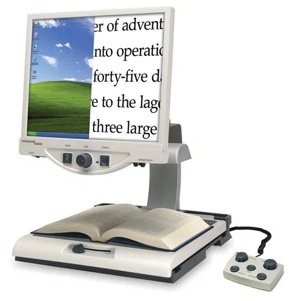 Desktop video magnification system